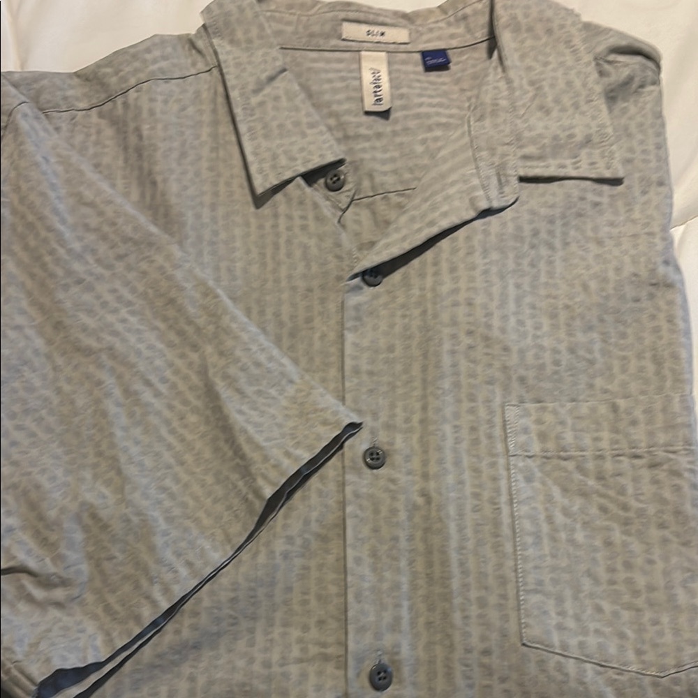 Artefact Gray Button-Up Shirt
